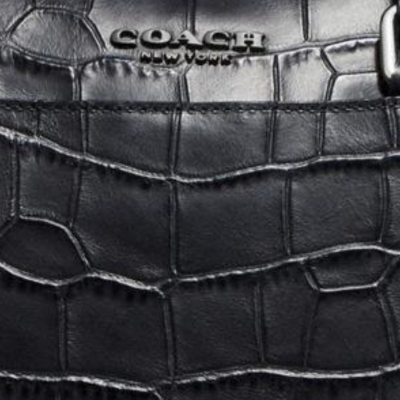 COACH BUSINESS ATTACHE LAPTOP BRIEFCASE BAG CROC - Picture 10 of 11